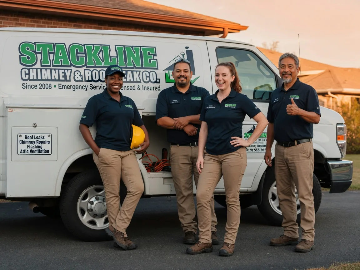 Chimney flashing repair company in Marshallberg, NC